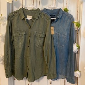 American Eagle Boyfriend Fit Flannel Bundle